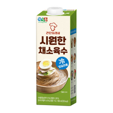 정식품 시원한 채소육수 950ml 채소 육수 냉요리용, 6개