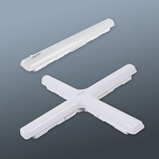 KS인증 LED 일자등 십자등 형광등 사무실 조명 30W 60W, 십자등 60W