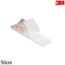 3M 듀얼락 투명 탈부착 테이프 25mm x 50cm 벽지테이프 못필요없는 벨크로