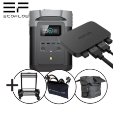 에코플로우 인산철 파워뱅크 델타2맥스2048w + 주행충전기800w 세트