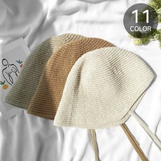 여성 봄 여름 보넷 데일리 턱끈 지사 니트 벙거지모자 | 아크엉씨엘 보닛
