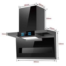 렌지 주방 후드 교체 비용 필터 싱크대 씽크대 업소용 가스 환풍기 탑 흡입 가정용 윙 타입 스마트 레인지 핫 클리닝 혼수 감각 배기, 06 Ai706