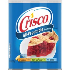 Crisco 크리스코 식물성 쇼트닝 대용량 2.72kg All Vegetable Shortening, 1팩