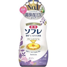 BATHCLIN 약용소프레 진하고 촉촉한 입욕제 화이트 플로럴 향 본체 480mL 입욕제아기와 함께 사용할 수 있습니다 보습타입 480 x 1, 1개