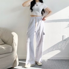 러브앤시티 국내제작 여성 와이드 힙카고 팬츠 빅카고 빅사이즈 남녀공용 트레이닝팬츠 사계절 카고 바지
