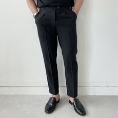 남자 9부 밴딩 슬랙스 핀턱 원턱 바지 구르카 팬츠 빅사이즈
