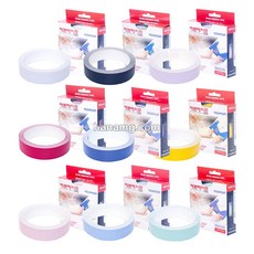 제본테이프 25mm x 10M 택1 컬러 마스킹 커버링 표지 종이 제본라벨 라벨지