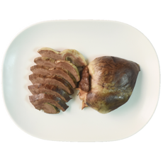 국내산 삶은 돼지 염통 200g X 2EA 총 400G, 삶은 돼지 염통 200g 2팩 총 400g