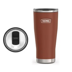 써모스THERMOS ICON SERIES 슬라이드 잠금 장치가 있는 스테인리스 스틸 콜드 텀블러 709.8ml(24온스) 안장188554 - 한샘