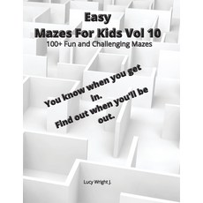 Easy Mazes For Kids Vol 10: 100+ Fun and Challenging Mazes Paperback, Smart Draw America, English, 9781801763370