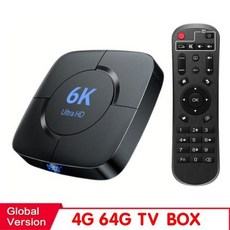 멀티미디어플레이어 HONGTOP 스마트 TV 박스 안드로이드 12 4GB 32GB 64GB 24G5GHz 와이파이 블루투스 6K HDR 미디어 플레이어 3D 비디오 셋톱, 6) European Standard  4G64G - 스마트멀티미디어플레이어