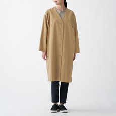 무인양품 MUJI 여성 코튼 케이폭 코트 BDE12A1S