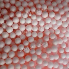 장식용 포장 스티로폼 알갱이 슬라임 재료 완충재 선물 상자 박스 공 풍선 데코 충전재, 4-6mm 블러쉬 50g