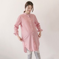 임산부 원피스 가을옷 얼간이 엄마 개성 봄가을 상의 여성 긴 소매 와이셔츠 임부복 겨울 타입 1719739356, 1개, 레드