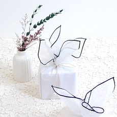 진주보자기 10장 60cm 45cm 설날보자기 추석보자기 답례품보자기, 10개, 01블랙라인보자기, 60x60cm