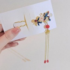 김영란 박유선 제니 아이유 머리띠 브라이덜샤워 소품 빈티지 중국풍류소두장식한복고사복장식접