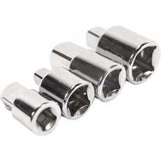 DIGIFLEX 4pc 소켓 래칫 도구 변환기 감속기 어댑터 1/2 "3/8"1/4 "세트