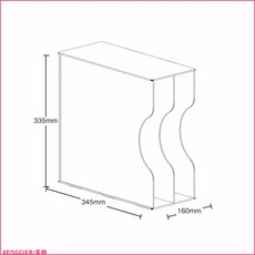 투명 아크릴 LP 수납함 보관함 레코드 엘피 수납장 정리, 1개, A.2칸
