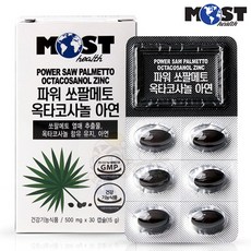  모스트 파워쏘팔메토500mgx30캡슐, 2개 