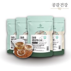 대추생강차 생강대추차 카페인없는차 200티백, 50g, 50개입, 4개