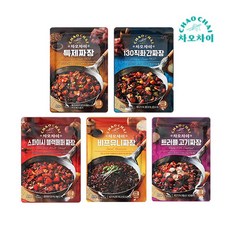 차오차이 짜장 180g 5개/5종 1개씩/즉석짜장/SPJK-05, SPJK-05-차오차이짜장 5종