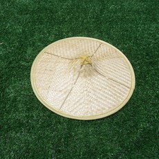 농부 농라 전통 논라 밀짚 삿갓 모자 베트남 마니또선물, 원색광판형, 지름 40센티 성인용, 1개
