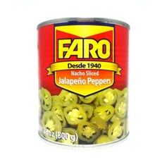파로 나초 할라피뇨페퍼 슬라이스 800g, 1개