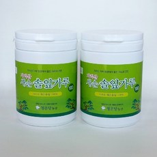 청운당농산 지리산 새순 솔잎가루 2통 솔잎 분말, 2개, 250g