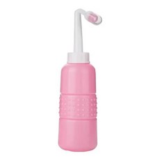 휴대용비데 수동비데 스프레이 여행용 세척 물병 500ml 신제품, 4.분홍색, 1개