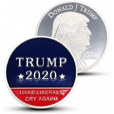 Donald Trump 45th President Challenge Coin-2020 기념 주화 수집가 에디션 시리즈 (실버)