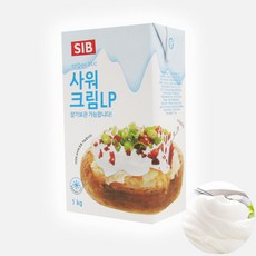 선인 사워 크림 1kg (치즈 휘핑 베이킹 케이크 소스), 1개