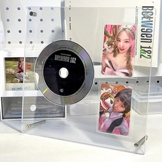 인테리어 액자 포토 카드 홀더 CD 프레임 아크릴 투명 사진 디스플레이 스탠드 장식, 02=S2CDframe_AsPictureShow - cd아크릴프레임