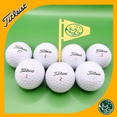 타이틀리스트 로스트볼 A 급 ProV1 / ProV1x 혼합 40개 노마킹 수작업선별, 1개입