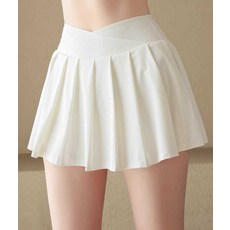 여성 여름스커트 플리츠 치마 화이트 블랙 골프웨어 테니스치마