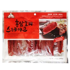 뉴트리오 애견간식 홍삼오리스테이크 400g, 1, 1