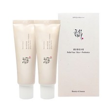 조선미녀 맑은쌀선크림 Beauty of joseon Suncreen cream 더블기획세트 50ml+50ml, 단품