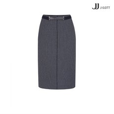 JJ지고트 세로 파이핑 스커트 GIAA0SK10