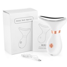 V-페이스 리프팅 뷰티 디바이스 EMS 얼굴 슬리밍 레드 블루 라이트 열 마사지 얼굴 리프팅 기계 3 극 이중 턱 제거