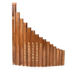 입으로 부는 악기 팬플릇 팬플루트 민속악기 22튜브 입문 취미 동호회 handmade left hand pan flute 15 pipe g tone panpipes 포크 관선물