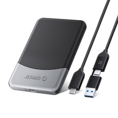 오리코 USB 3.2 Gen1 C타입 휴대용 Portable 외장SSD M25PRO, 128GB, 블랙
