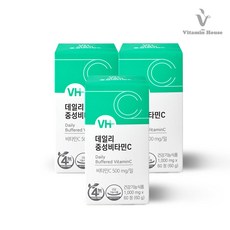 [비타민하우스] 데일리 중성 비타민C, 60정, 3병