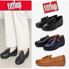 (백화점 정품)핏플랍 [FITFLOP] FFSO2F105 22FW 태슬슈퍼스케이트_2종택 레더 여성슬립온로퍼