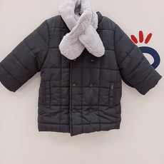 해피랜드 논현점 도니코트돕바 HU7 23201 간편하게 입힐 돕바 가볍고 퍼 목도리는 따로 해주셔도 예뻐요