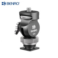 BENRO 콜드슈 포트 2축 Q25 핸드폰 카메라 촬영 만능형 고속 자물쇠 짐벌, 상세내용참조