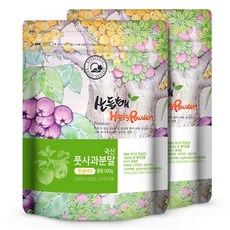 산들해 국산 풋사과분말 풋귤혼합, 2개, 500g