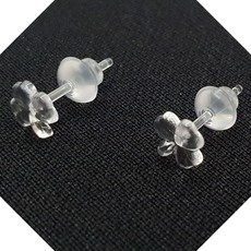 귀걸이 클로버 투명 실리콘 10개 패션 액세서리 주얼리 선물 여성 스타일 디자인 트렌드