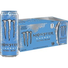 몬스터 에너지 울트라 블루 473ml 15캔 217213, 15 Pack, Ultra Peachy Keen