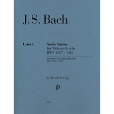 바흐 6개의 무반주 첼로 모음곡 [HN666] Henle 헨레 악보