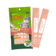 고양이간식 A-Pro 츄르 5p 6팩 1타 연어, 없음, 6개 - pro5a