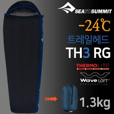 [안전발전소] SEATOSUMMIT 씨투써밋 침낭 트레일헤드 TH2 TH3 RG, 트레일헤드 TH3 RG, 1개